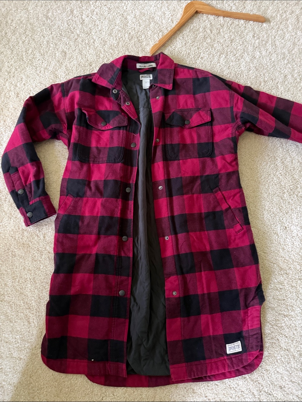Duluth trading co women’s thicker flannel jacket